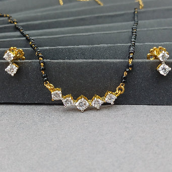 Modern Gold Vermeil Mangalsutra set