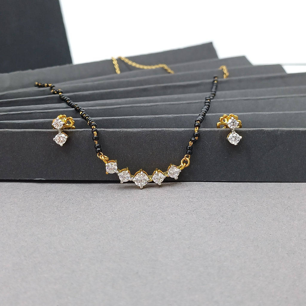 Modern Gold Vermeil Mangalsutra set