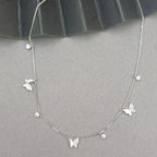 Luminous Silver Layering Necklace