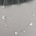 Luminous Silver Layering Necklace