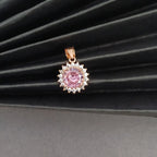 Lume Pink Sterling Silver Pendant