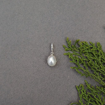 Moonlit Cascade Silver Pendant