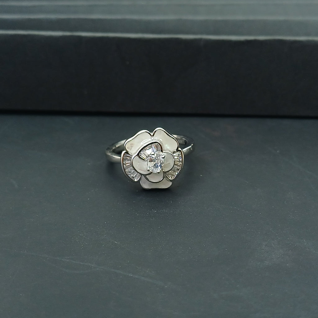 Luminous Enamel Flora Ring