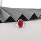 Royal Ruby Silver Ring