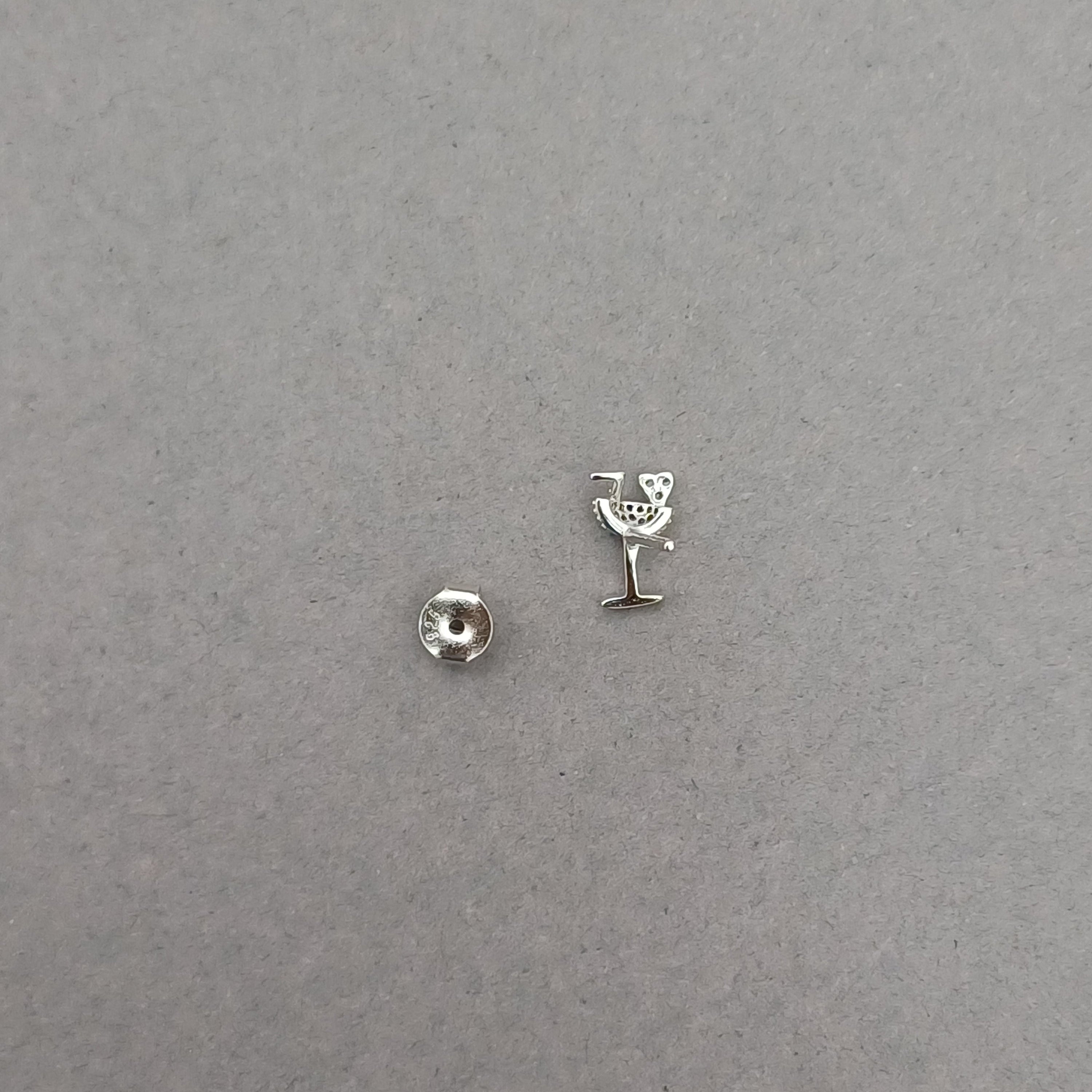 Cocktail Hour Sterling Silver Earring