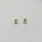 Vintage Ivy Baguette Earrings