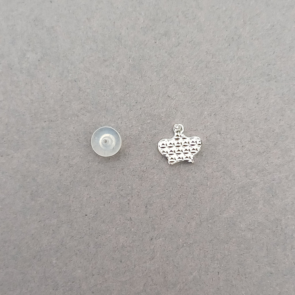 925 Silver Crown Earrings