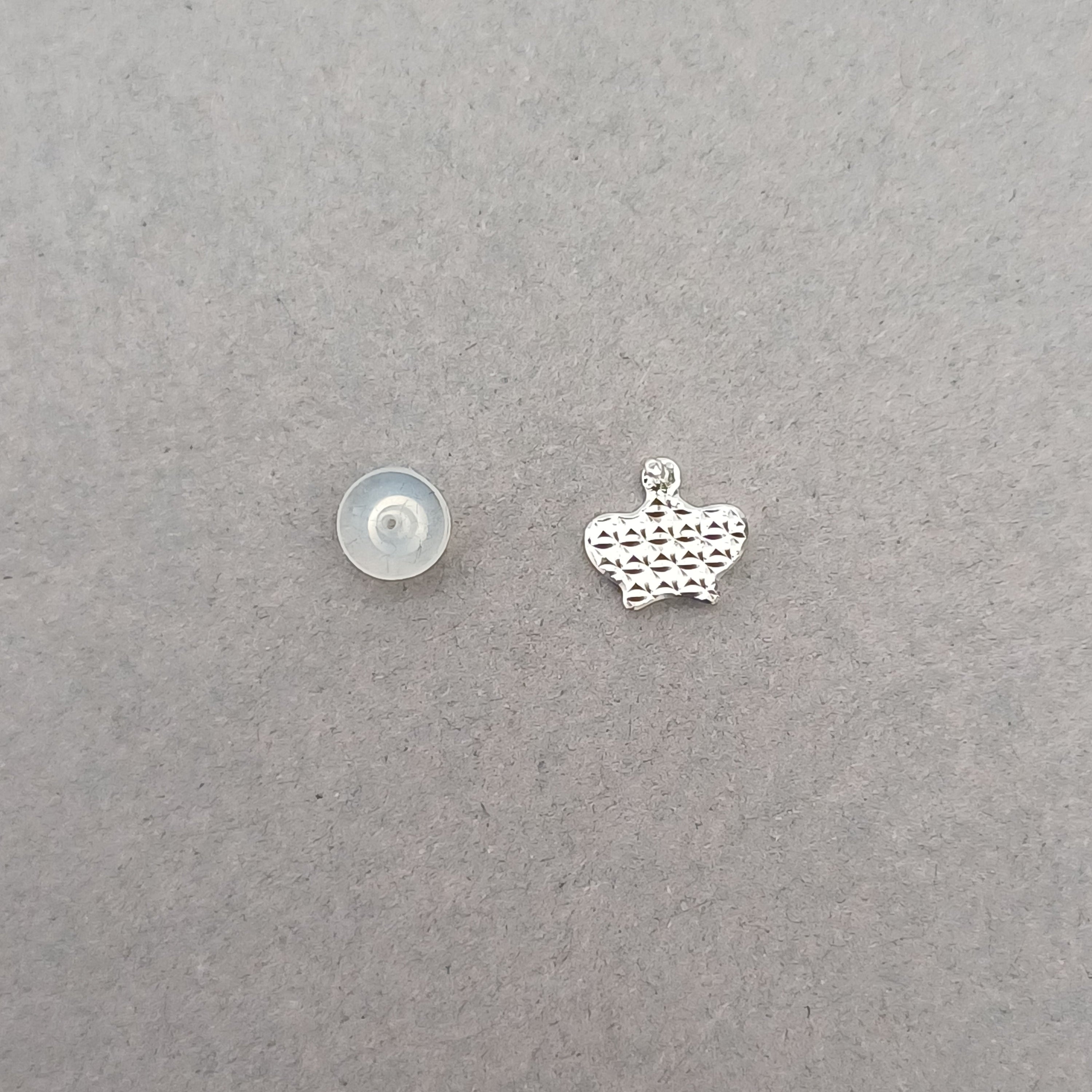 925 Silver Crown Earrings
