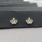 925 Silver Crown Earrings