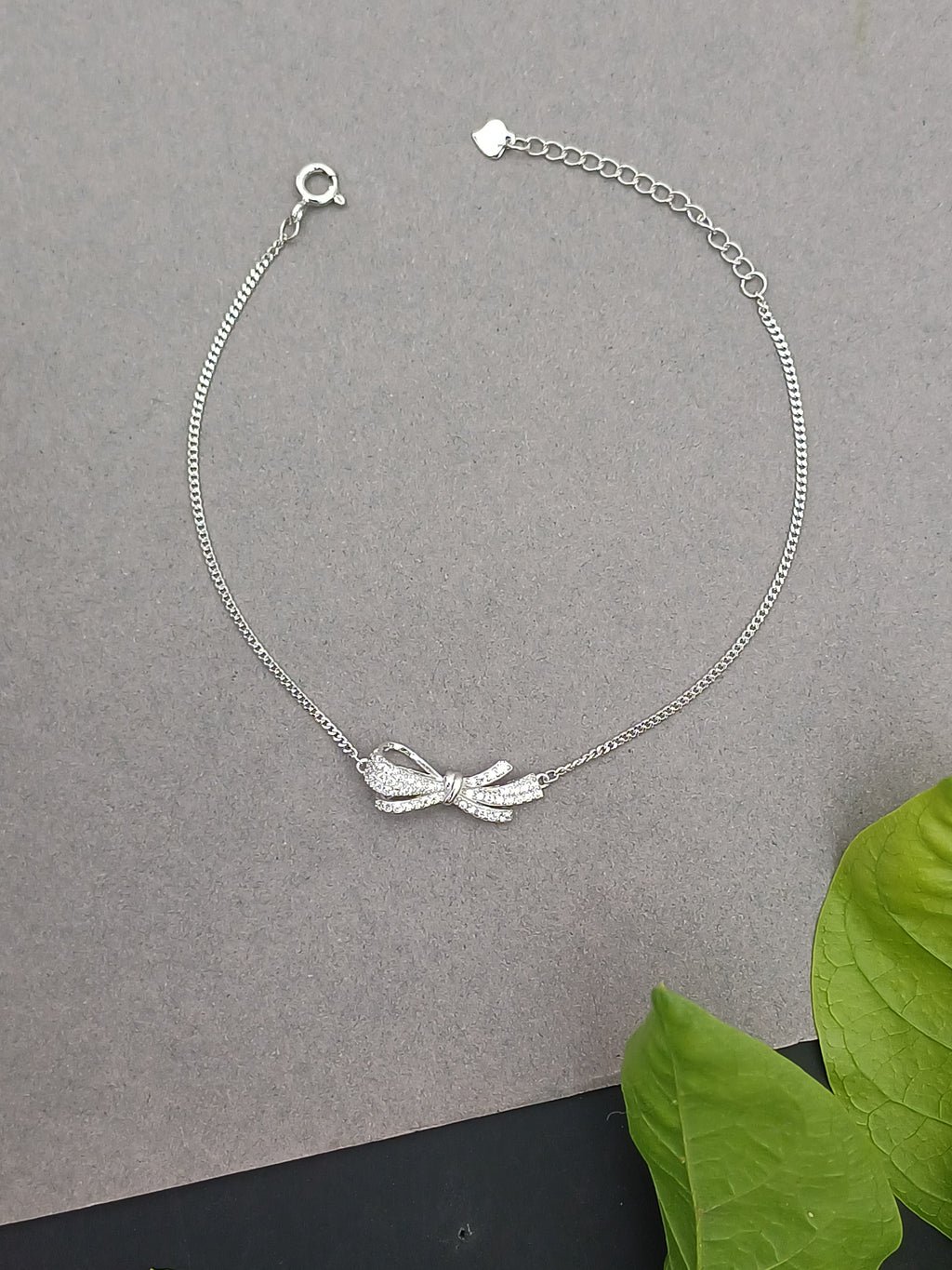 Bow & Bloom Sterling Silver Bracelet