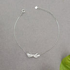 Bow & Bloom Sterling Silver Bracelet