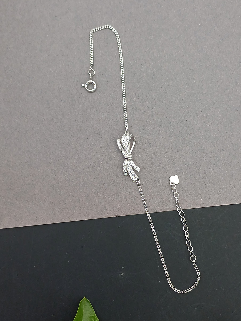 Bow & Bloom Sterling Silver Bracelet