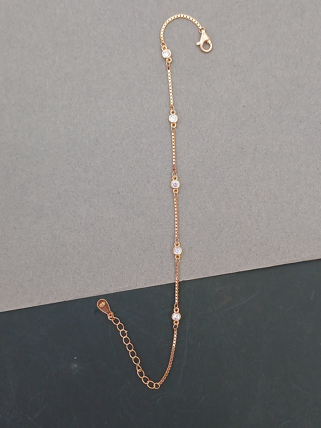 Signature Link Rose Gold Plated Bracelet