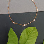 Signature Link Rose Gold Plated Bracelet