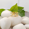 Ethereal Pearl Orbit Ring
