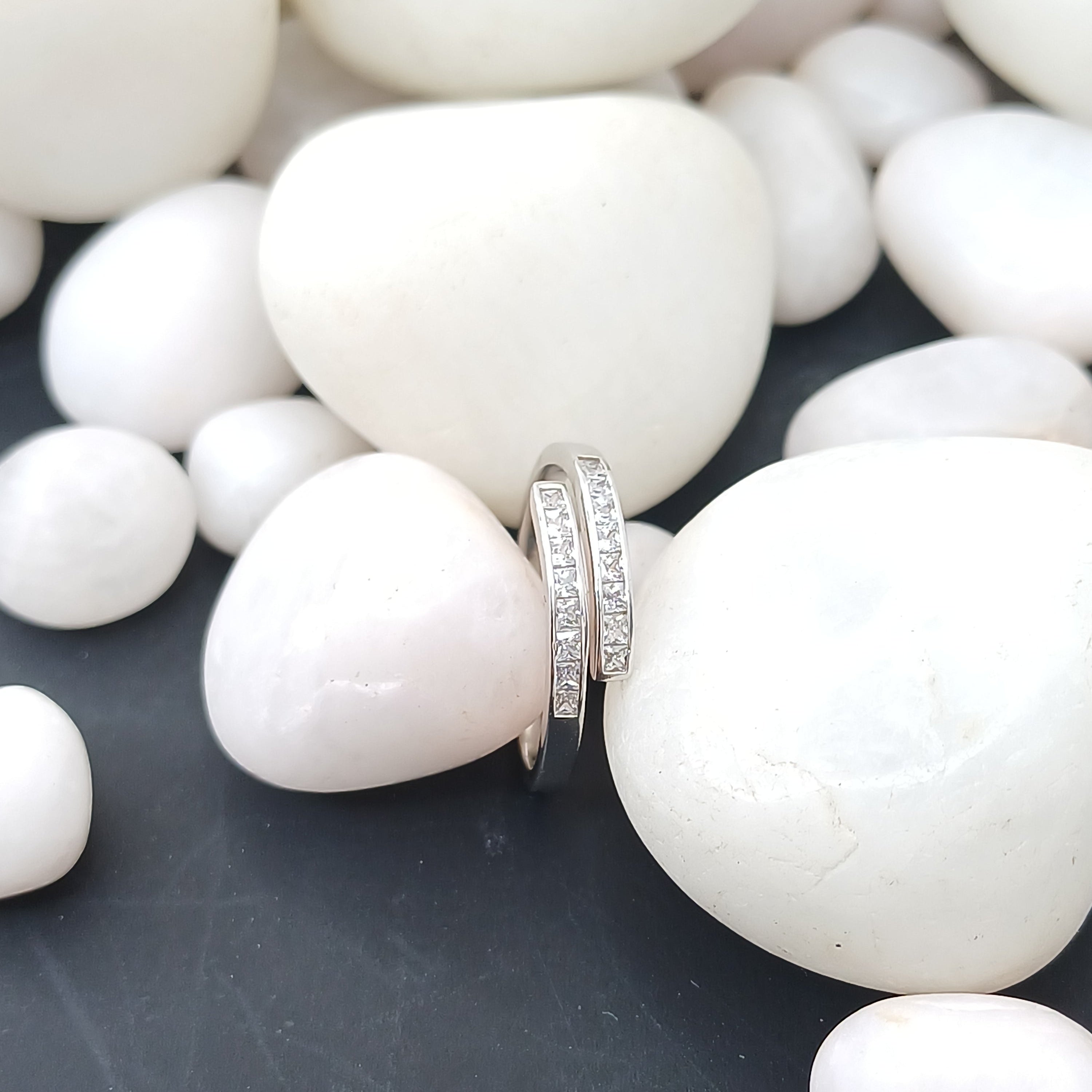 Dual Texture Open Ring