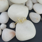 Moonlit Butterfly 18K Gold Plated Ring
