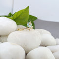 Azure Heart Promise Ring