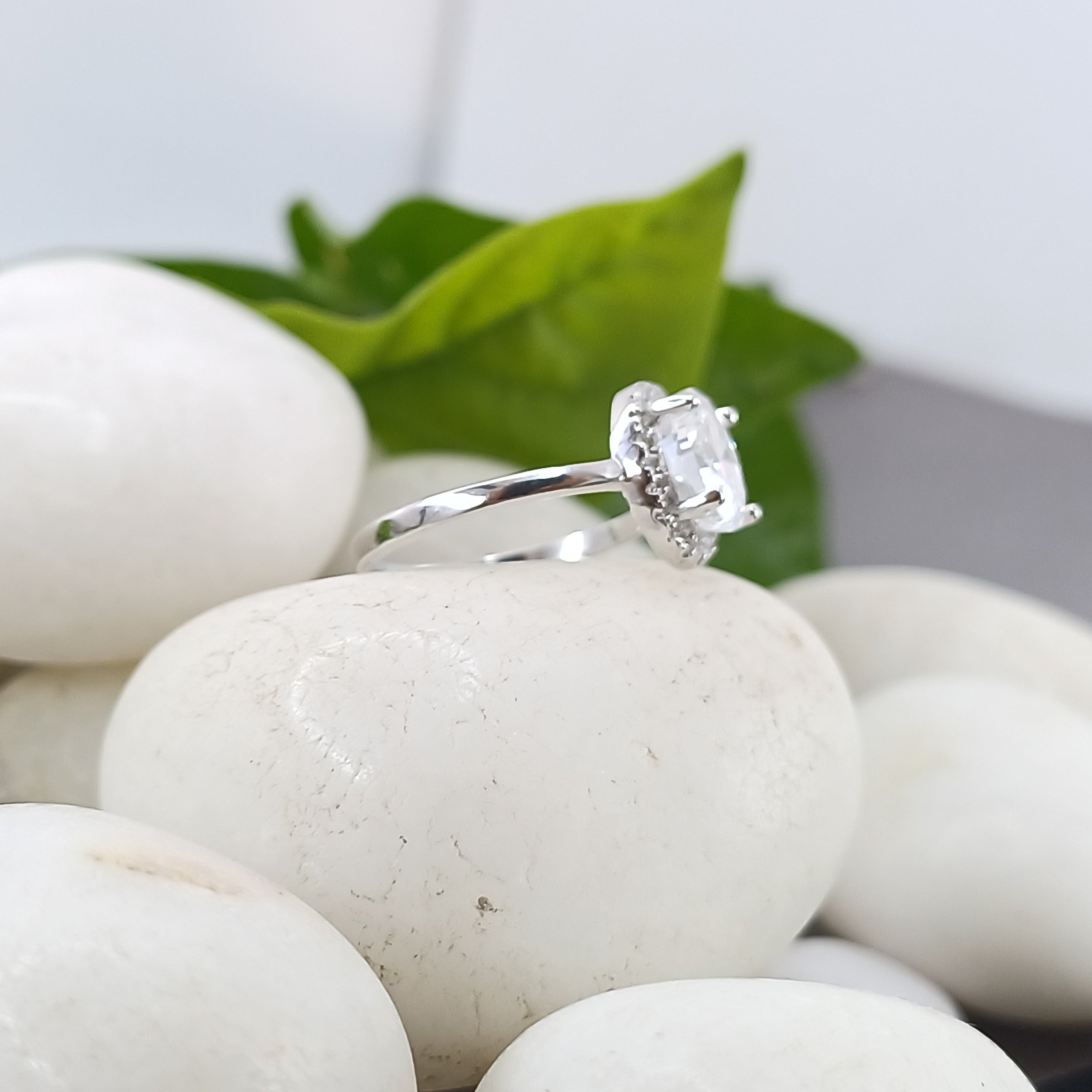 Signature Oval Halo Ring