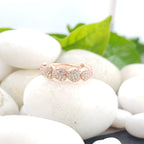 Rose Gold Heartstring Ring