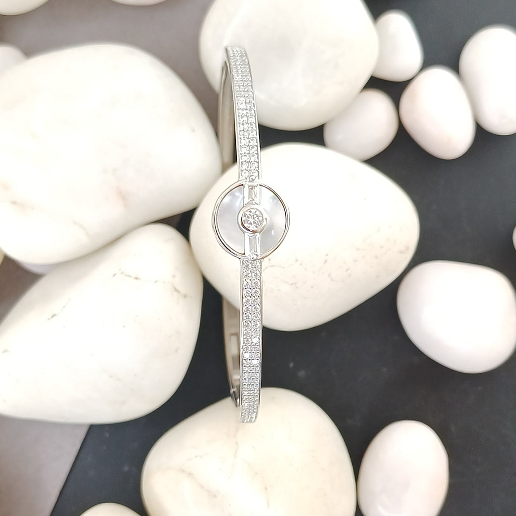 Modernist Circle Cuff Bracelet