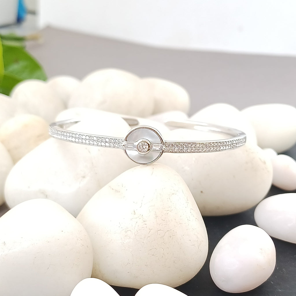 Modernist Circle Cuff Bracelet