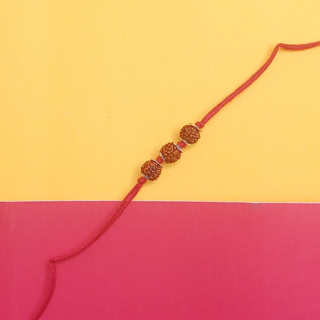925 Silver Teen Rudraksh Rakhi