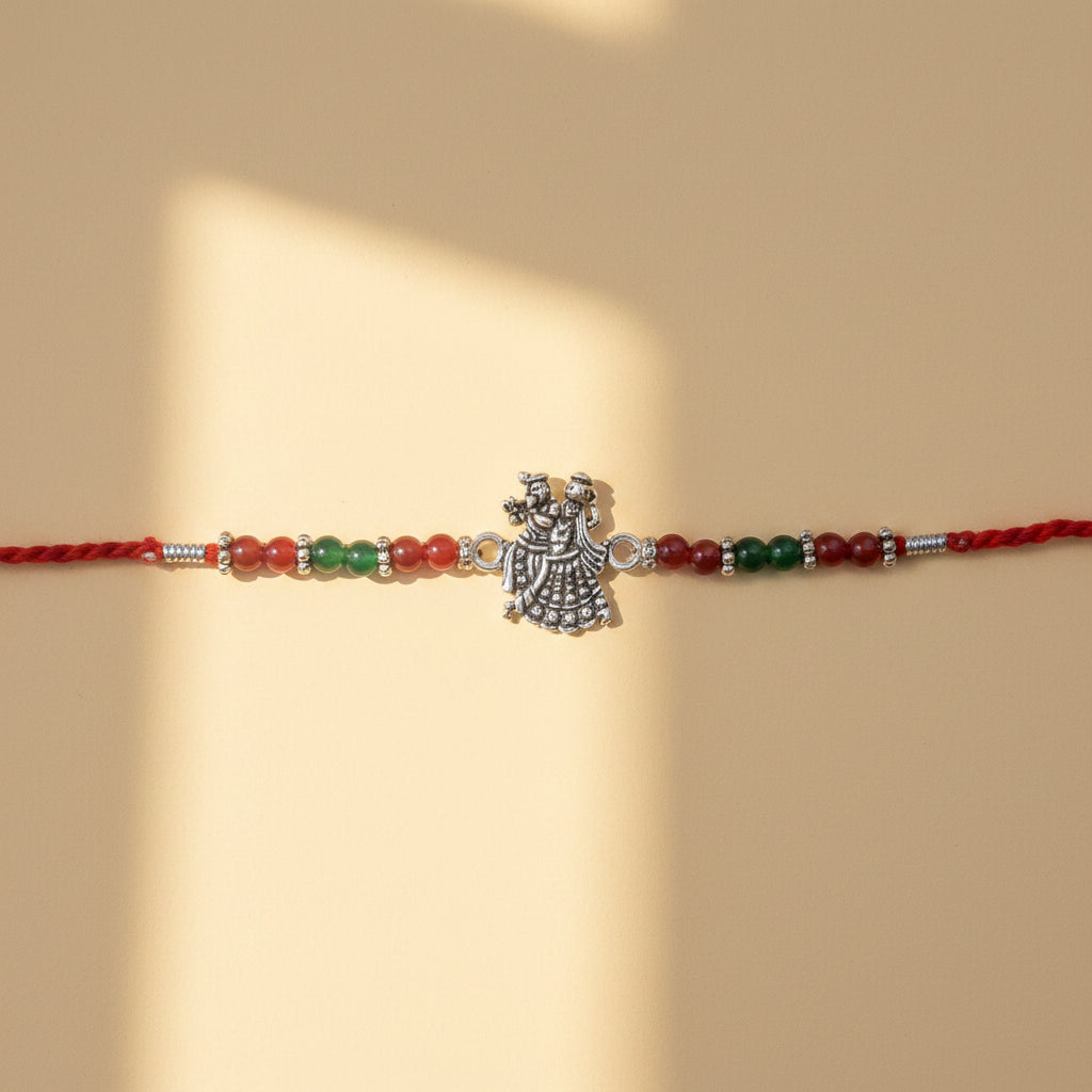 925 Silver Radha Krishana Rakhi