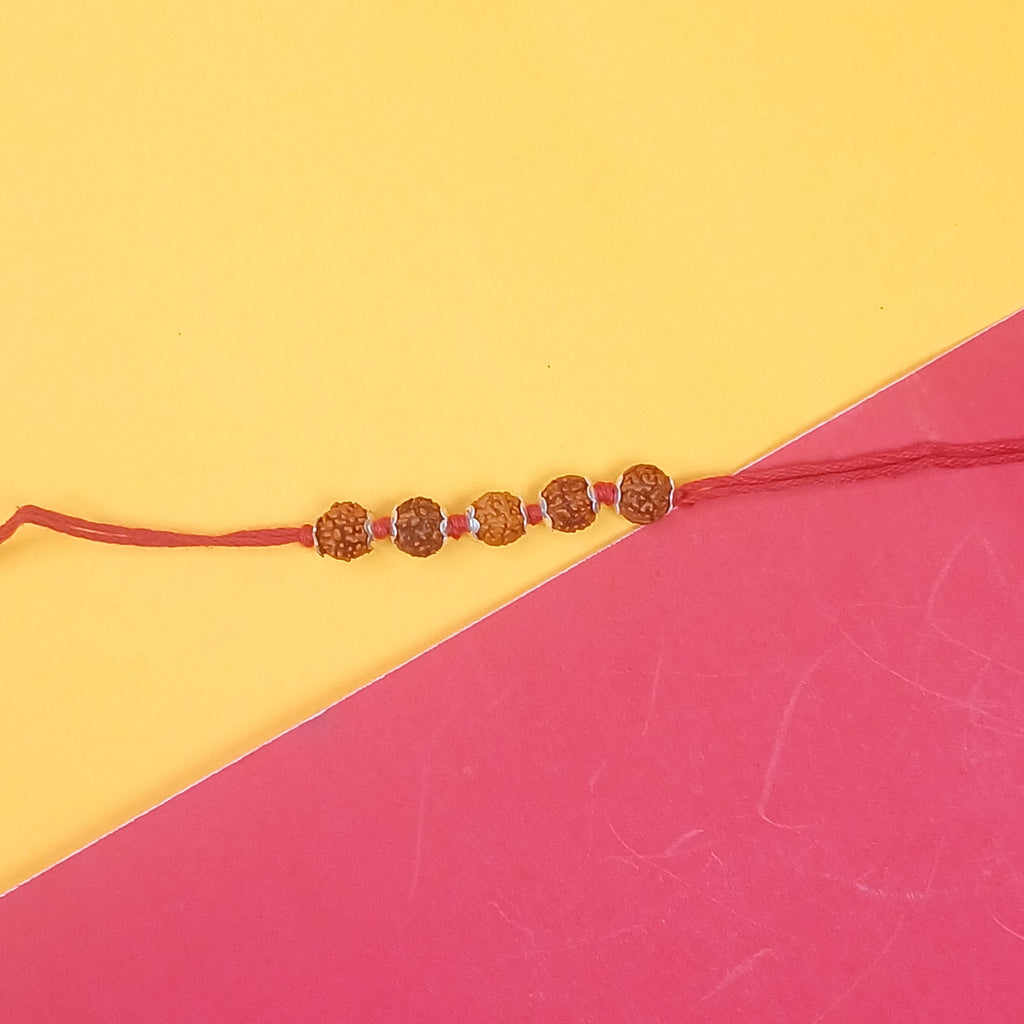 925 Silver Rudraksh Rakhi