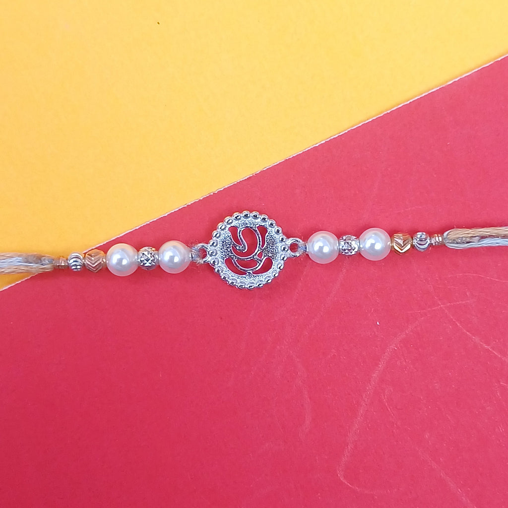 925 Silver Ganeshay Rakhi
