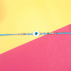 925 Silver Round Evil Eye Rakhi