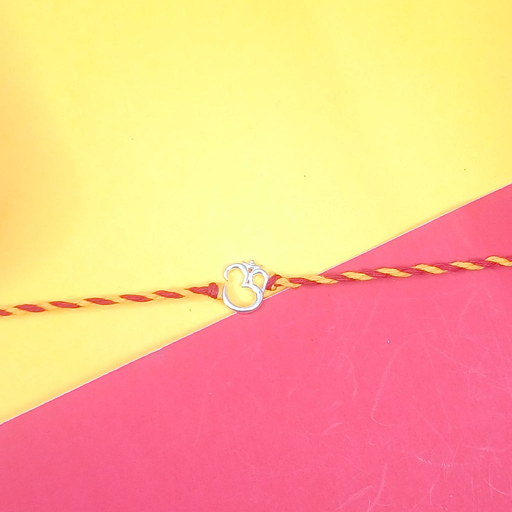 925 Silver Om Rakhi