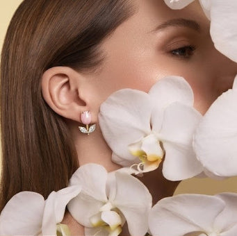 Leaf Pattern Studs