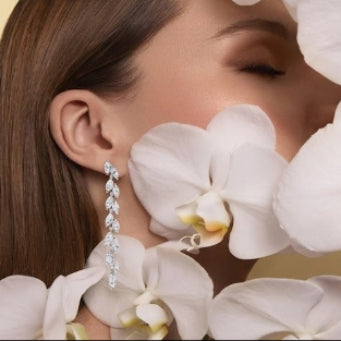 Elara Drop Sterling Silver Earring