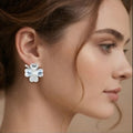 Aurora Bloom  Sterling Silver Earring