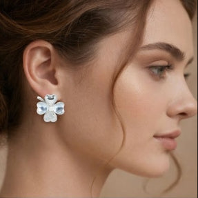 Aurora Bloom  Sterling Silver Earring