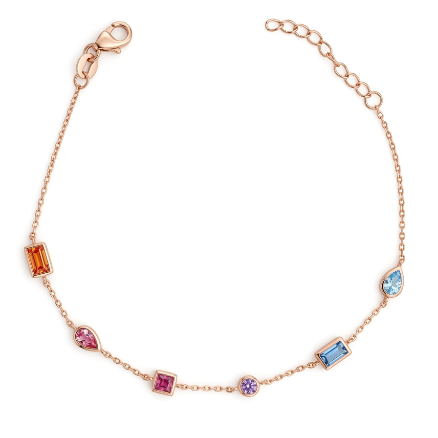 Whispering Rose Gold Plated Bracelet