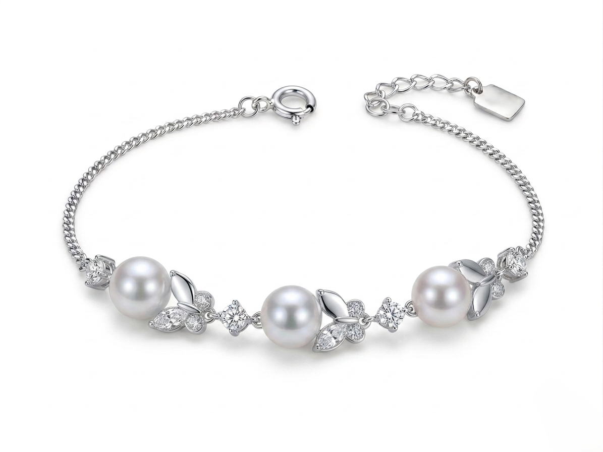 Papillon Pearl Bracelet