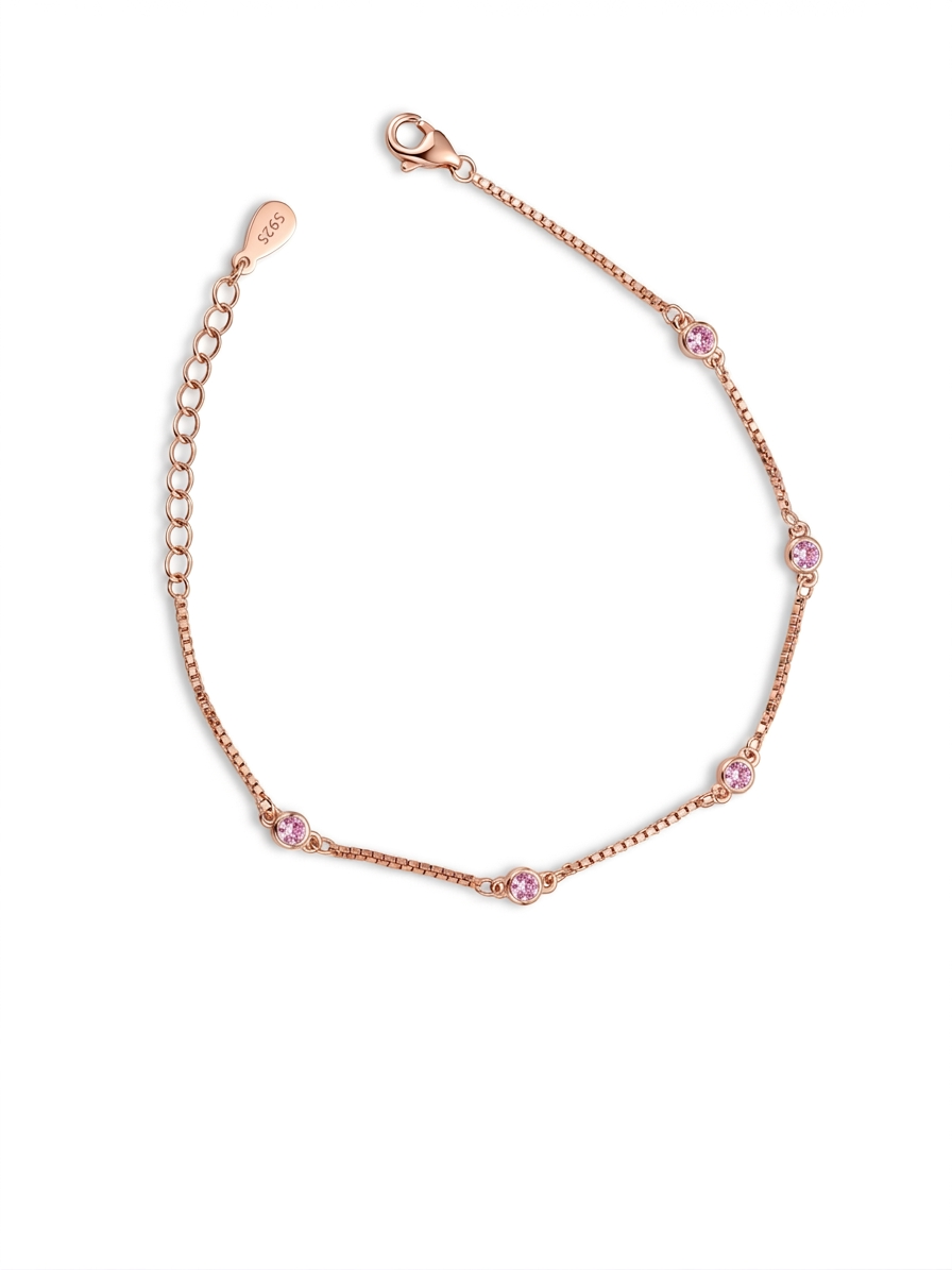 Signature Link Rose Gold Plated Bracelet