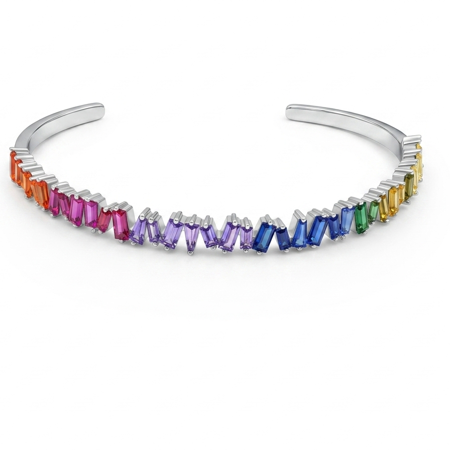 Rainbow Cascade Bracelet