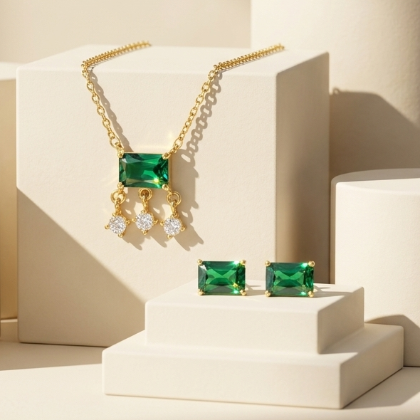 Aria Drop Necklace Set