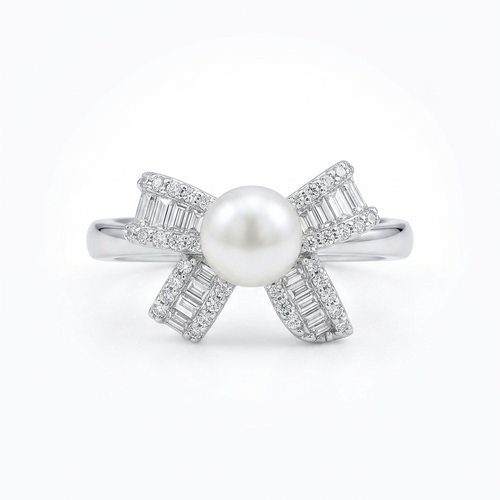 Audrey Bow Sterling Silver Ring