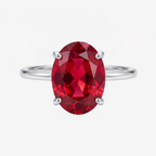 Royal Ruby Silver Ring