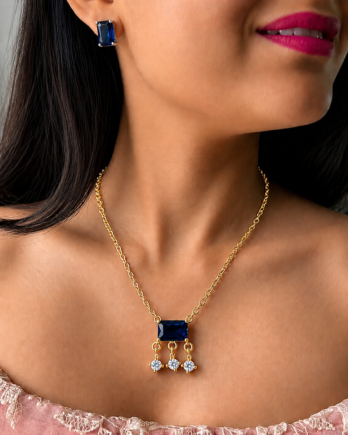 Aria Drop Necklace Set