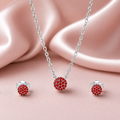 Aurora Spark Disc Necklace Set