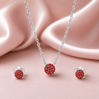 Aurora Spark Disc Necklace Set