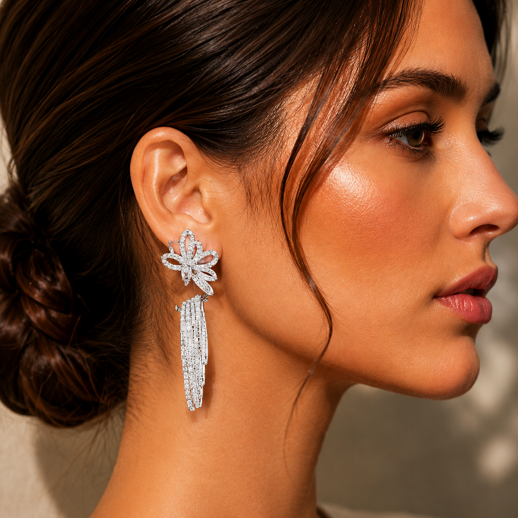 Starry Stones Sterling Silver Earring