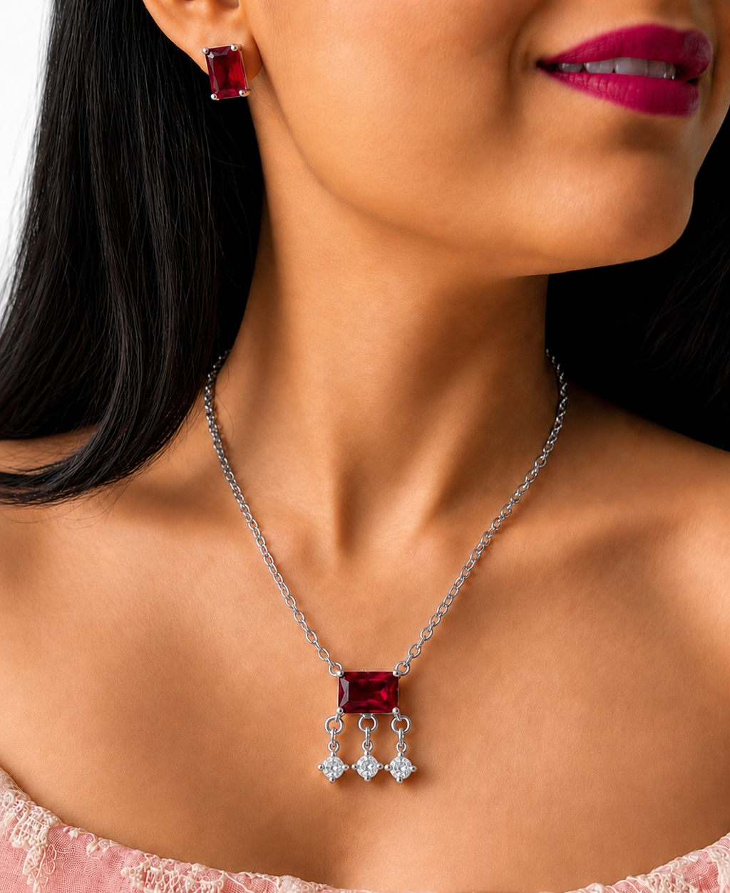 Aria Drop Necklace Set