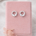 Silver Filigree Hoops