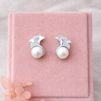 Geometric Silver Earrings